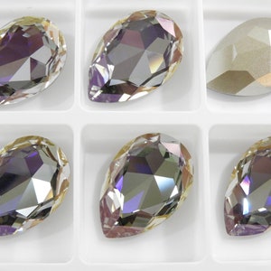Toque de Lavanda F (30x20mm) Swarovski Art 4327 Pedra Lágrima