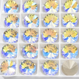 Glacier Blue F (12mm, 14mm or 18mm) Preciosa 1122 Rivoli Stones image 1