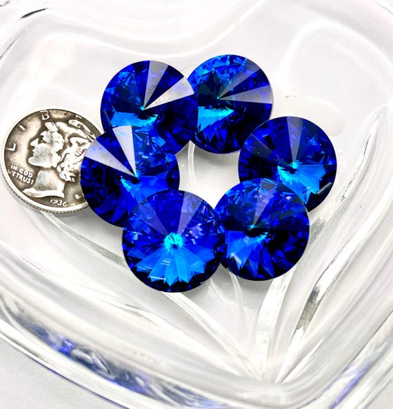 Heliotrope F (16mm) Swarovski Art 1122 Rivoli Stones - Etsy