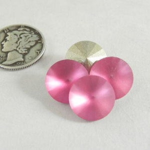 Rose Matte F (39ss, 12 mm o 14 mm) Swarovski 1122 Pietre Rivoli