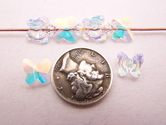 8mm Swarovski Crystal 5754 Butterfly Beads