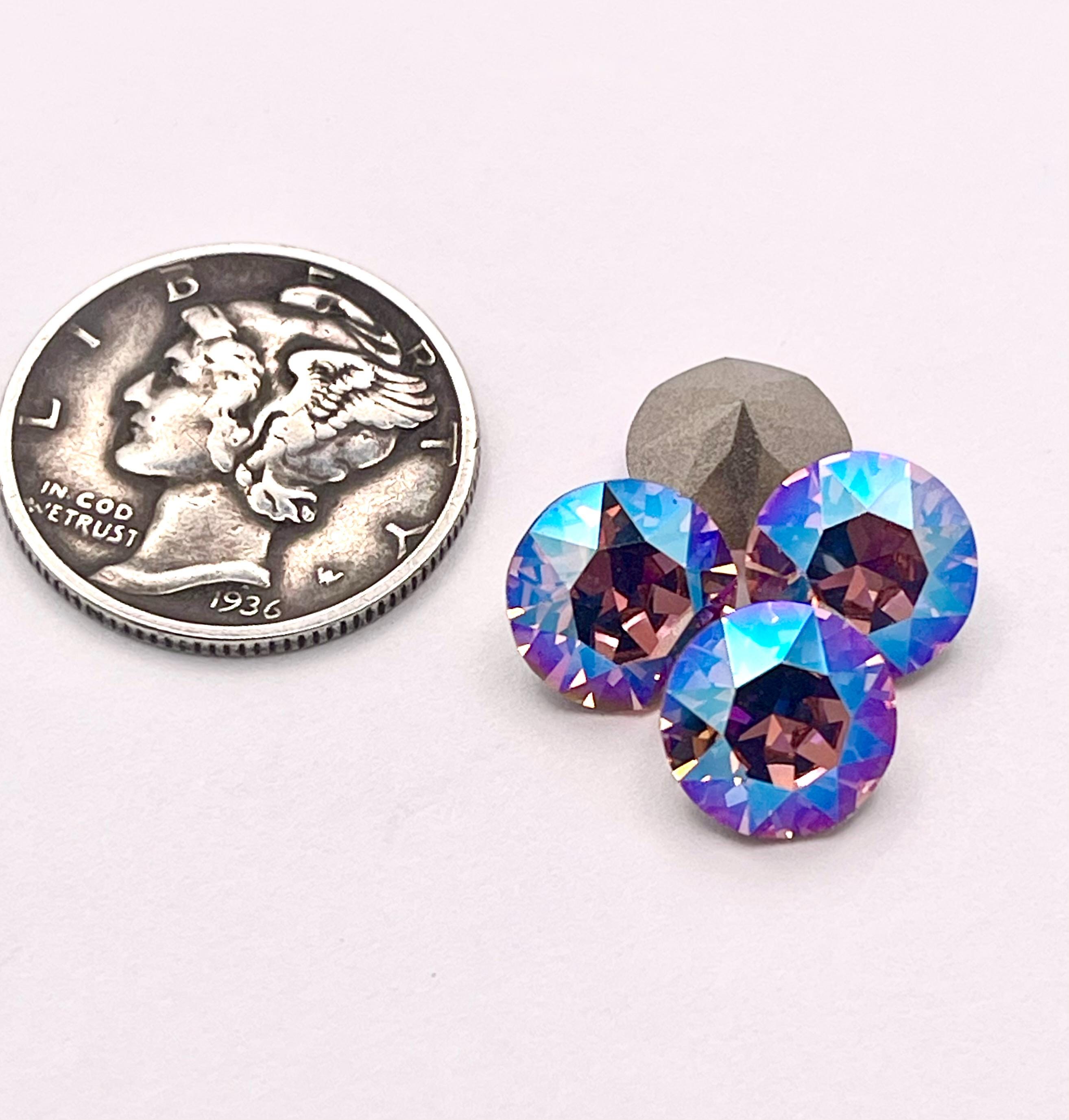KRYS　LOVE Endless Love Swarovski Heart Crystal Earrings Sterling