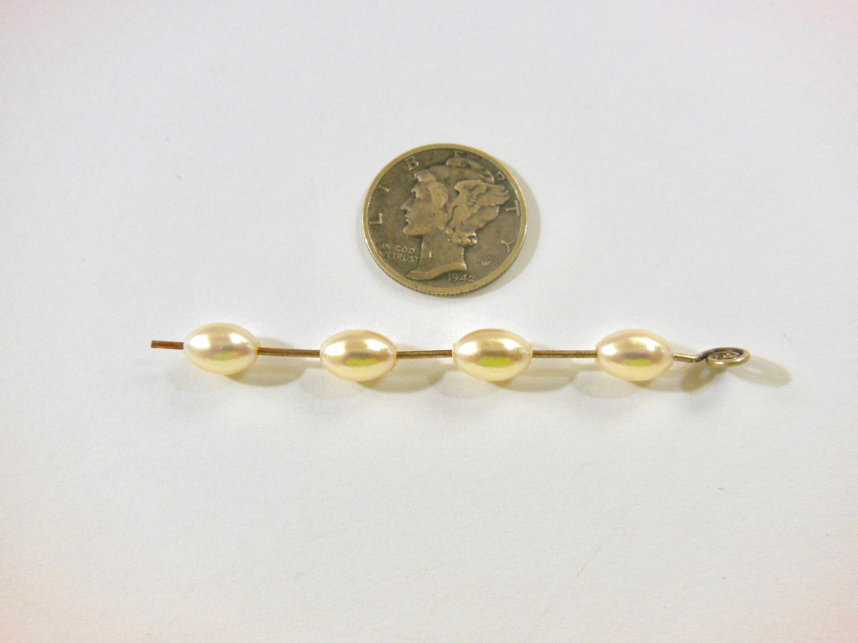 Creamrose (7x5mm) Vintage Swarovski Art 5801 Crystal Oval