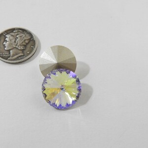 Glacier Blue F (12mm, 14mm or 18mm) Preciosa 1122 Rivoli Stones image 5