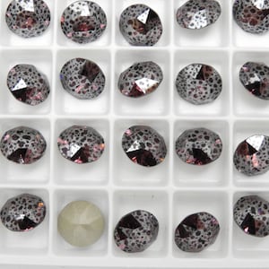 Ametista Argento Patina F (39ss-8mm) Swarovski 1088 XIRIUS Chaton Strass