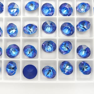Koningsblauw DeLite UNF (39ss - 8mm) Swarovski 1088 XIRIUS Chaton-steentjes