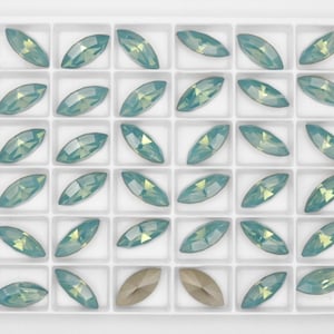 Pacific Opal F (15x7mm) Swarovski Art 4228 Crystal Navette Stones