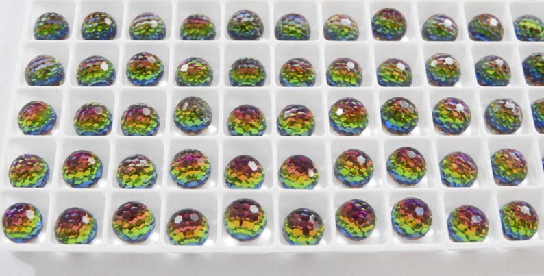 Piedras Swarovski 4861 Fireball Vitrail Medium CAL VZ (6 mm, 10 mm, 12 mm o 14 mm) imagen 6