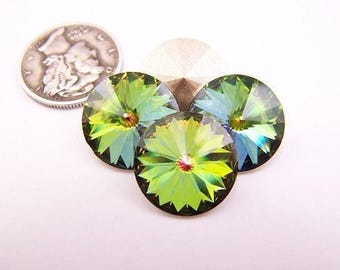 Vitrail Medium F (39ss, 47ss, 12mm, 14mm, 16mm or 18mm) Swarovski 1122 Rivolis