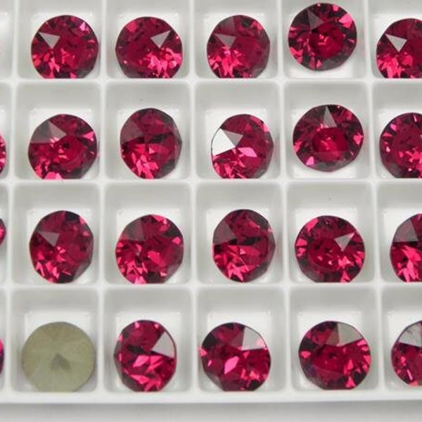 Ruby F (39ss-8mm) Swarovski 1088 XIRIUS Chaton Rhinestones