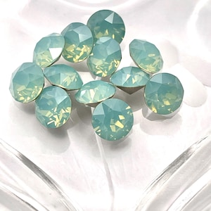 ミントグリーン UNF (39ss-8 mm) スワロフスキー 1088 XIRIUS シャトン