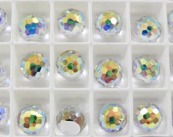 Crystal AB CAL VZ (8mm) Swarovski 4861 Fireball Stones