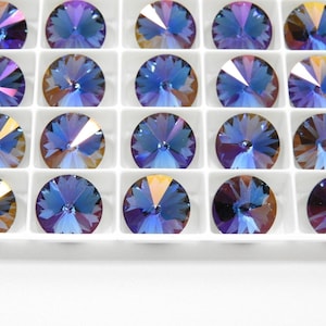 Mystic Shade F (12mm or 14mm) Swarovski 1122 Rivoli Stones
