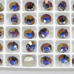 Romantic Twilight F (39ss - 8mm) Preciosa Maxima Chaton Rhinestones