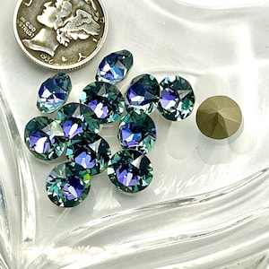 Aquamarine Vitrail Light F (39ss-8mm) Swarovski 1088 XIRIUS Chaton Rhinestones