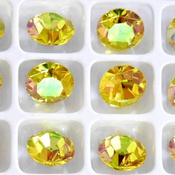 Citrine Glimmer F (39ss-8mm) Preciosa Maxima Chaton Rhinestones