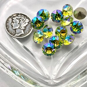 Citrus Green AB F (39ss-8mm) Swarovski 1088 XIRIUS Chaton Rhinestones