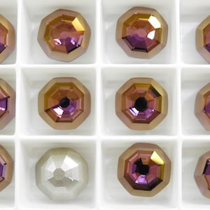 Sombra lila F (14 mm) Swarovski 4678/G Solaris Fancy Stone