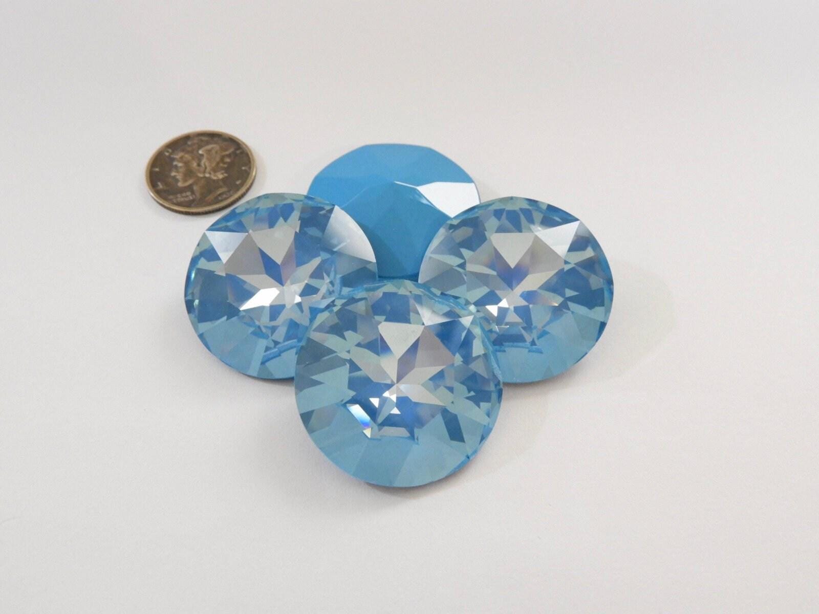 Ultra Teal Moonlight UNF (27mm) Swarovski 1201 Dentelle Rivoli