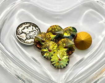 Sahara GF (12mm or 20mm) Vintage Swarovski 1122 Rivoli Stones