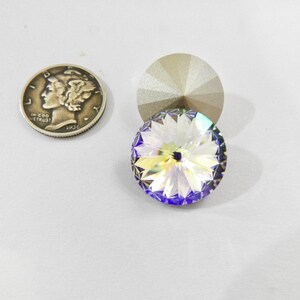 Glacier Blue F (12mm, 14mm or 18mm) Preciosa 1122 Rivoli Stones image 7