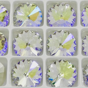Glacier Blue F (12mm, 14mm or 18mm) Preciosa 1122 Rivoli Stones image 6
