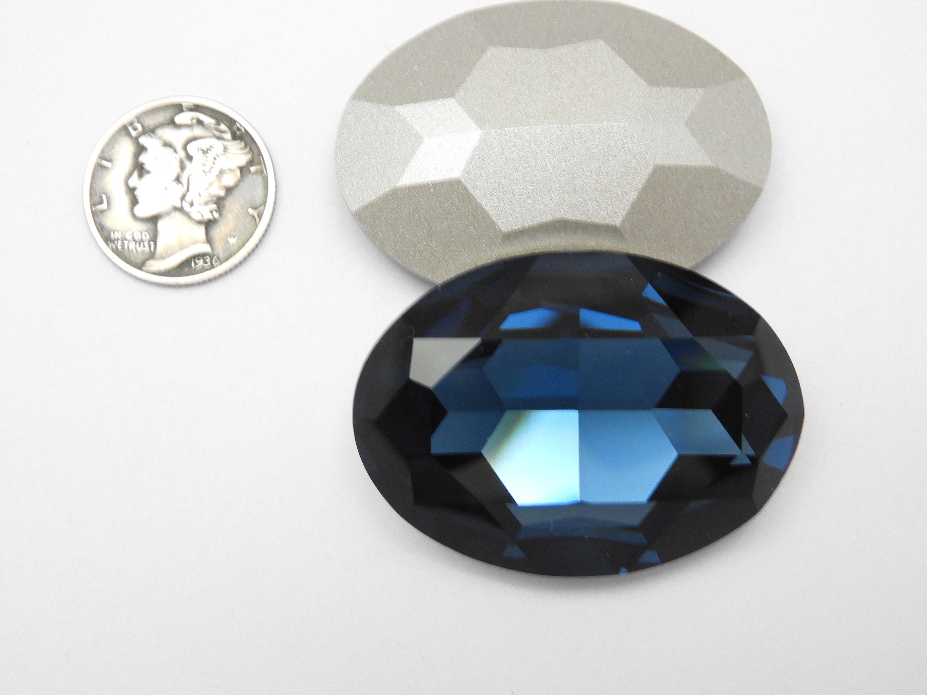 Montana F 39x28mm Swarovski 4127 Oval Fancy Stones - Etsy