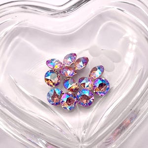 Light Rose Shimmer F (39ss-8 mm) Swarovski 1088 XIRius Chaton Strasssteine