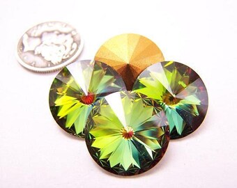Vitrail Medium GF (16 mm) Vintage Swarovski Art 1122 Rivoli Stones