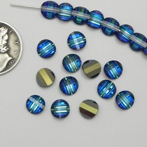 Bleu Bermudes (6 mm) RARE VTG Swarovski Art 5107 Pagoda Beads - Gauche uniquement