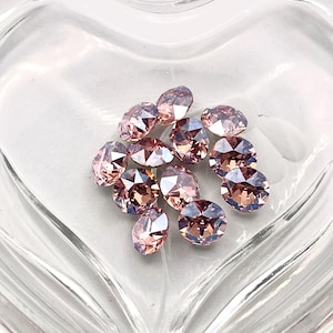 Luz Rosa Moonlight F (8 mm - 39ss) Swarovski 1088 XIRIUS Chaton Strass