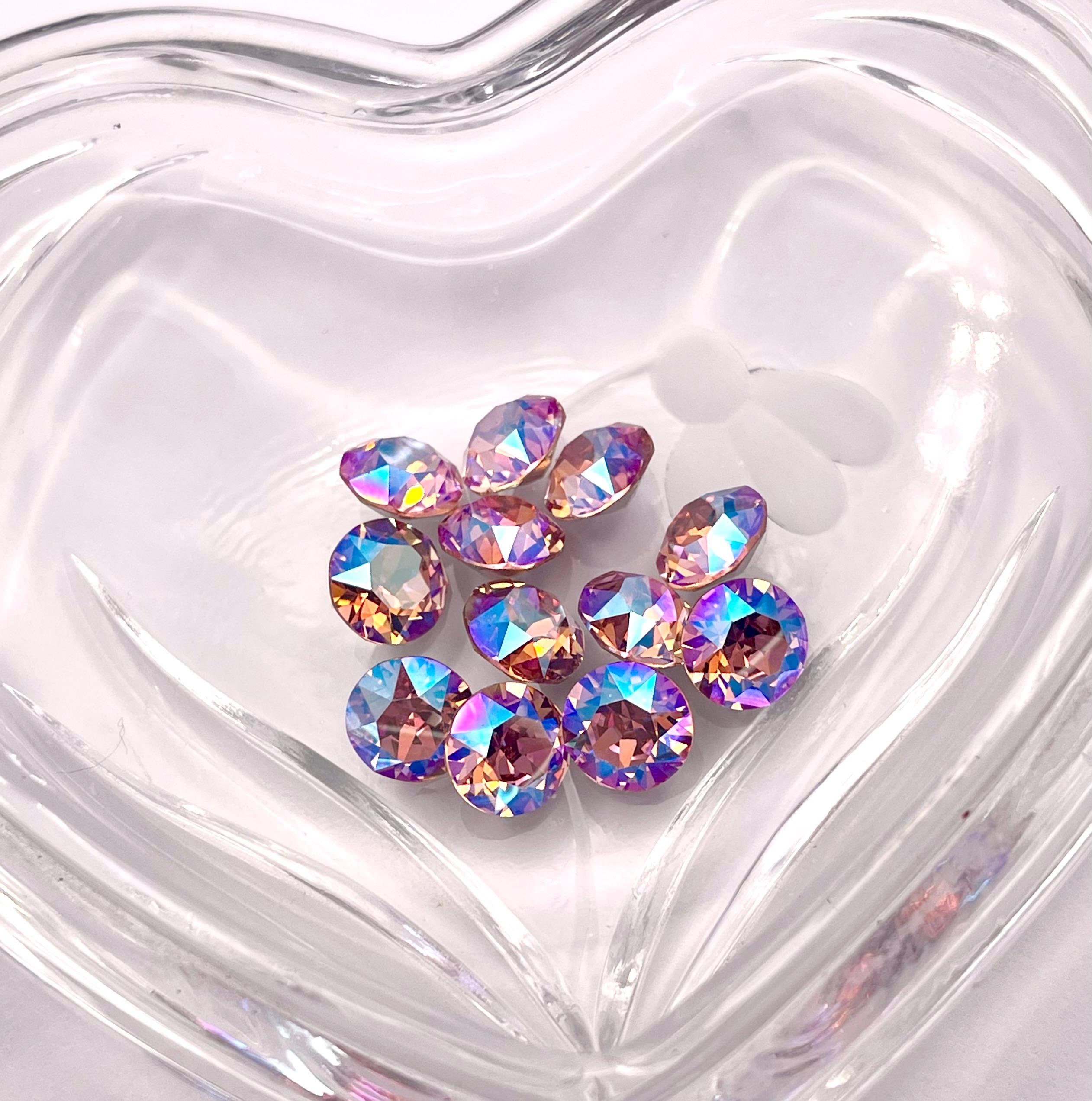 Light Rose Shimmer F (39ss-8mm) Swarovski 1088 XIRIUS Chaton