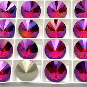 Mystics Fire F  (12mm or 14mm) Swarovski 1122 Rivoli Stones