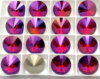 Mystics Fire F  (12mm or 14mm) Swarovski 1122 Rivoli Stones