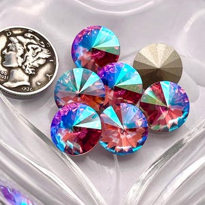 Rose Illumine F (12 mm) Swarovski 1122 Rivoli Steine