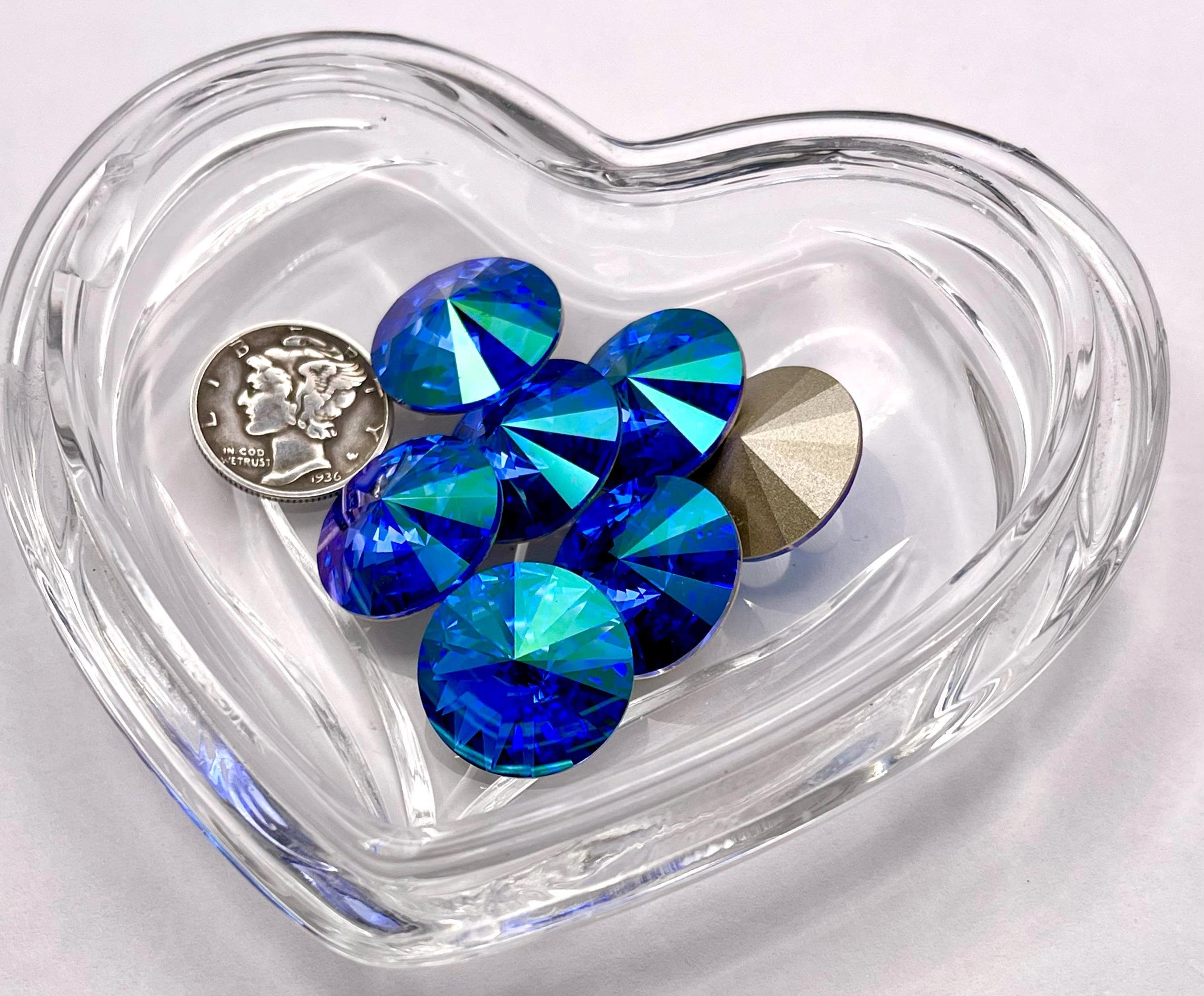 Midnight Stars F (18mm) Swarovski 1122 Rivoli Stones - Etsy