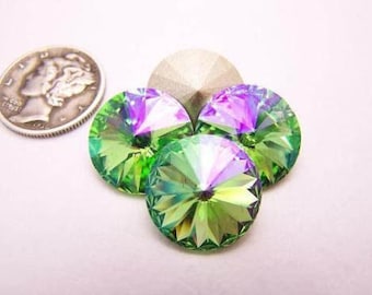 Peridoto Illumine F (12 mm o 14 mm) Piedras Swarovski 1122 Rivoli