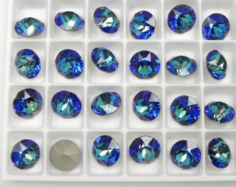 Bermuda Blue F (39ss - 8mm) Swarovski 1088 XIRIUS Chatons Rhinestones