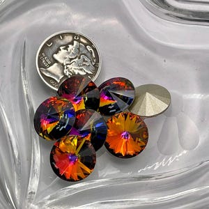 Vulkan F (12 mm) Swarovski 1122 Rivoli Rivoli Steine