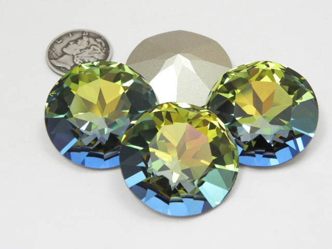 Sahara F (27mm) Swarovski Art 1201 Dentelle Rivoli Stones - Etsy