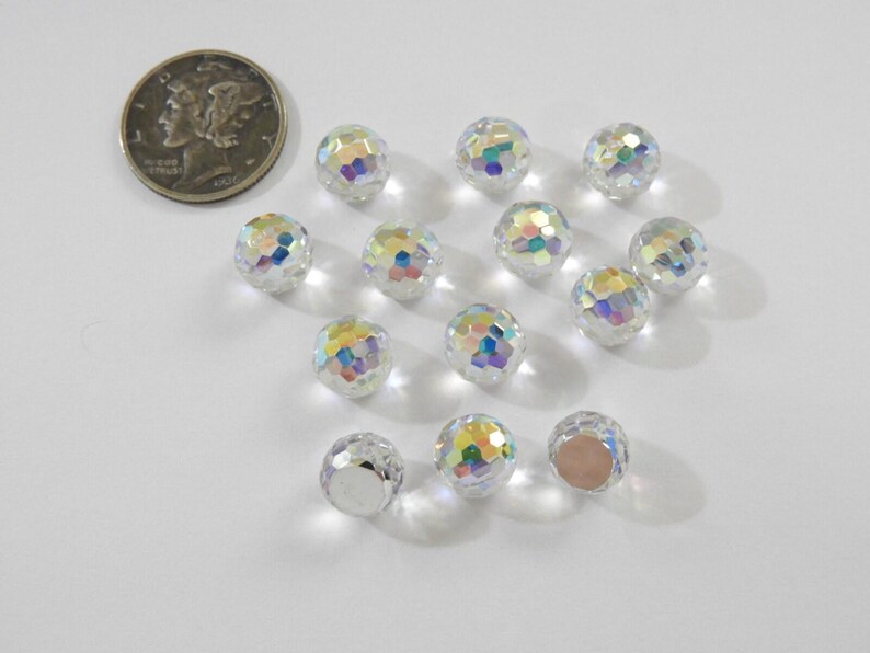 Cristal AB CAL VZ (8 mm) Swarovski 4861 Fireball Stones imagen 3