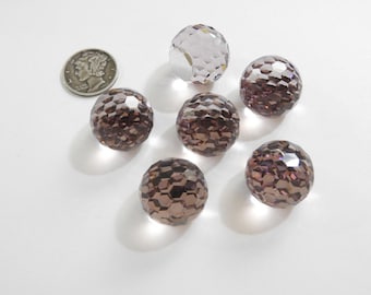 Améthyste claire CAL Z (18 mm) RARE vintage Art Swarovski 4861 Pierres boule de feu