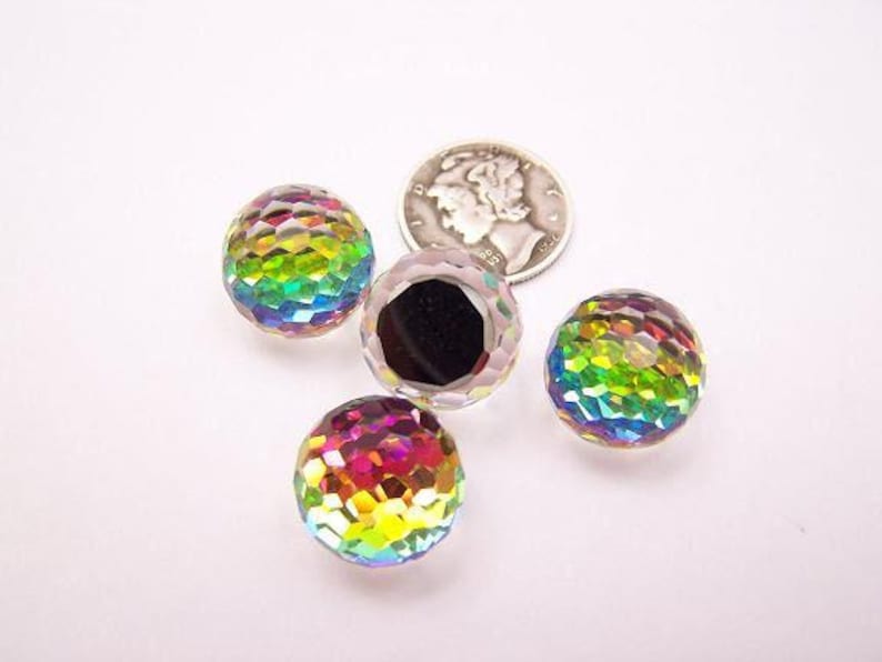 Piedras Swarovski 4861 Fireball Vitrail Medium CAL VZ (6 mm, 10 mm, 12 mm o 14 mm) imagen 1