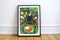 Nasi Goreng Recipe Art Print | Illustrated Kitchen Decor product logo