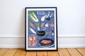 Kimchi Recipe Art Print | Illustrated Korean Food Kitchen Decor product logo