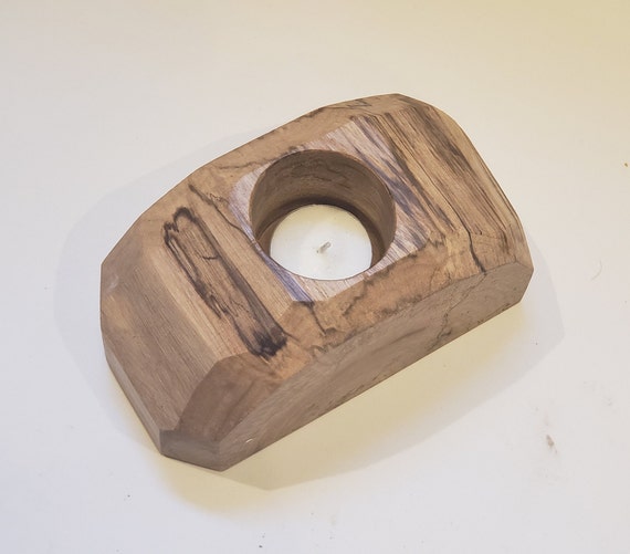 Home & Living natural sustainable wood SALE Birch wooden candle holders