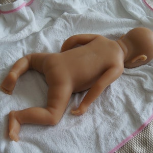 Unpainted kit reborn doll silicone full body Girl image 8