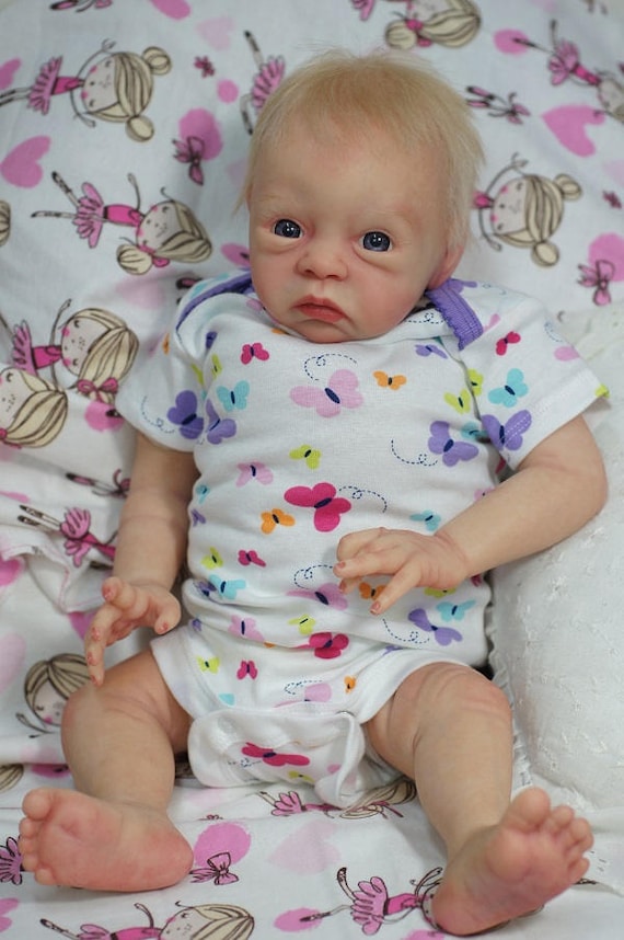 IVITA Full Body Silicone Reborn Baby Doll Newborn Baby Doll Blue Eyes Soft Baby Doll Girls Open Mouth (WG1519 48cm 3790g Mädchen - View #10