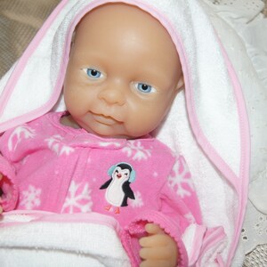 Unpainted kit reborn doll silicone full body Girl image 3