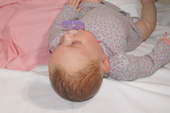 Reborn Babies Girl Doll Painted Hair Bountiful Baby Chrisy Etsy